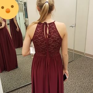Maroon prom/formal dress